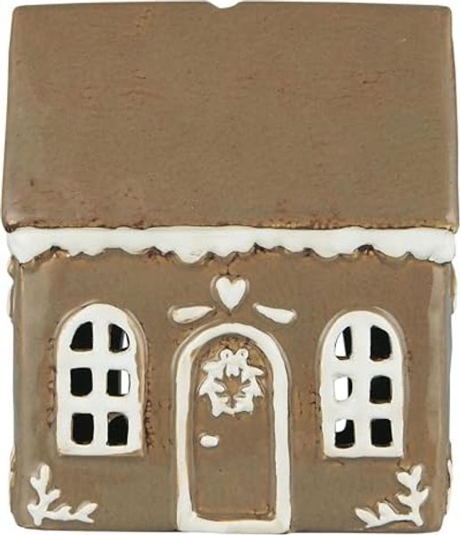 Lichterhaus Teelichthalter Teelichthaus Lebkuchenhaus Braun Ib Laursen 27630-14