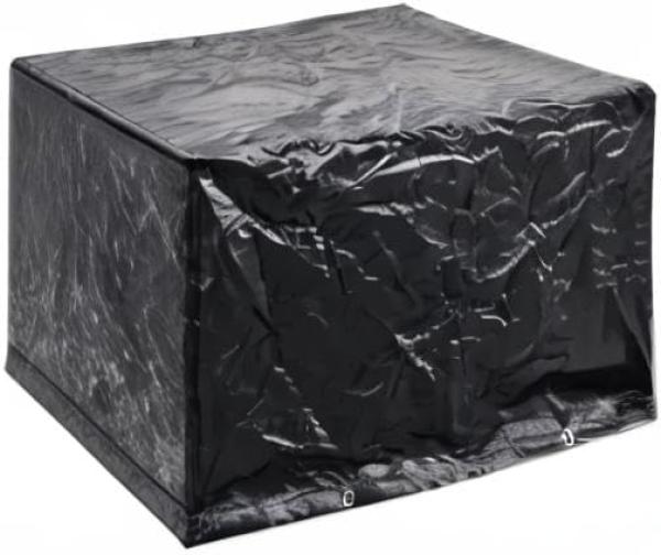 vidaXL Gartenmöbel-Abdeckung mit 8 Ösen, Polyethylen schwarz, 135 x 135 x 90 cm Bild 6