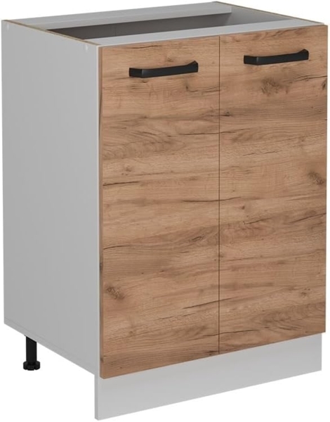 Vicco Küchenunterschrank R-Line, Goldkraft Eiche, 60 cm ohne Arbeitsplatte