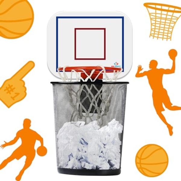 Mad Monkey Mülleimer Mad Monkey - Ansteckbarer Basketballkorb für den Mülleimer