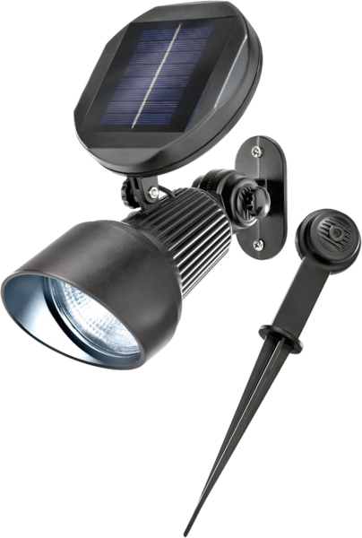 Solar-Gartenstrahler Esotec Spotlight, LED Kaltweiß