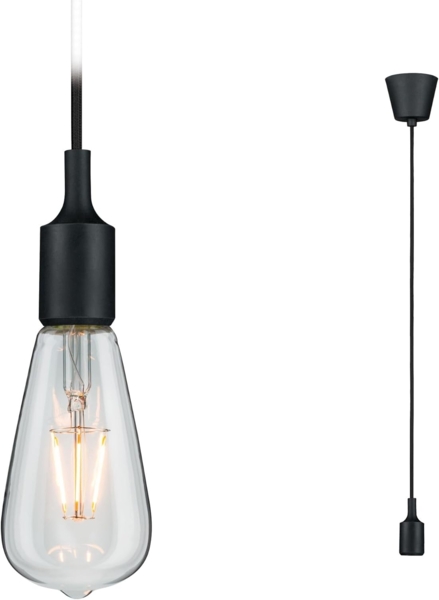 Paulmann No. 50346 Pendelleuchte Neordic Ketil 1-flammig 1x20W E27 schwarz Bild 21