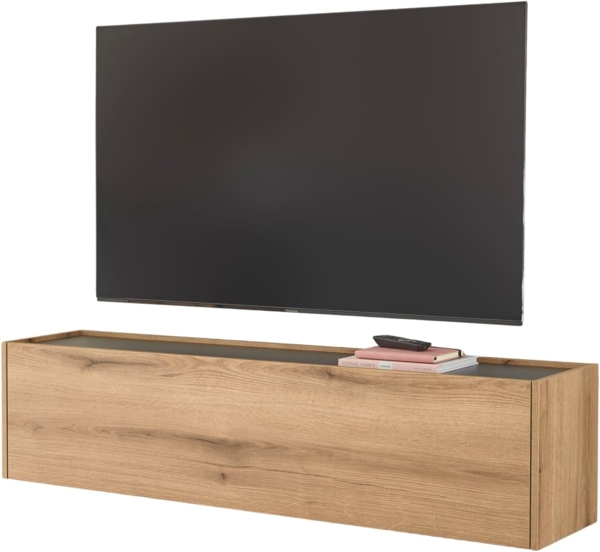 TV-Lowboard hängend Center in Eiche Evoke 150 cm