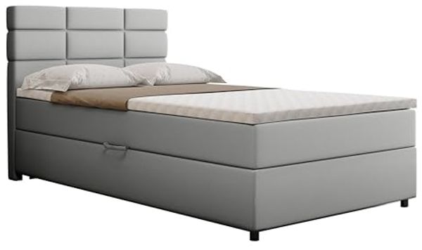 PANDA MÖBEL GmbH Boxbett Reve, 90x200, 100x200, 120x200, Boxbett mit Bettkast und Topper