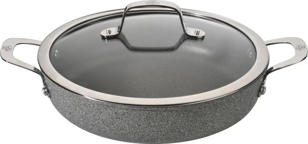 Ballarini 75002-810-0 - Rund - Serving pan - Grau - Granite/Titanium - Aluminium - Glas