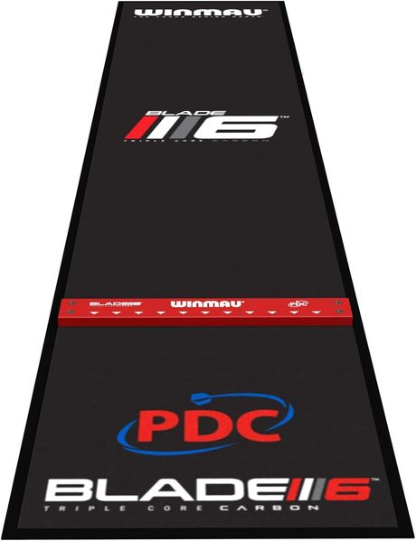 Winmau Dartmatte Dartmatte Pro Zone Precision Blade 6 8215, Mat Dartteppiche Matte für Dartscheiben Boards