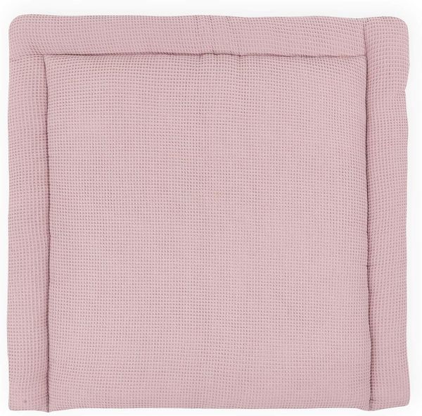KraftKids Wickelauflage in Waffel Piqué rosa, Wickelunterlage 75x70 cm (BxT), Wickelkissen