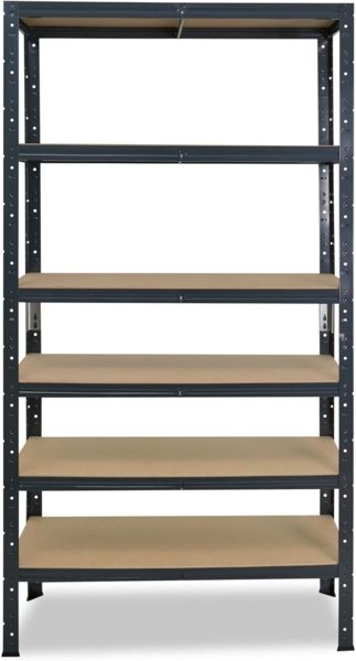 shelfplaza HOME 200x110x50 cm Schwerlastregal in anthrazit mit 6 Böden und 145 kg Traglast pro Boden Bild 6
