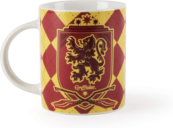 Excelsa Harry Potter Tasse Mug Grifondo, Porzellan, Gelb und Rot