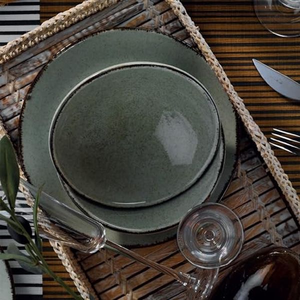 Tafelservice (18-teilig), 'Cxeo18Y2730P03', Grün