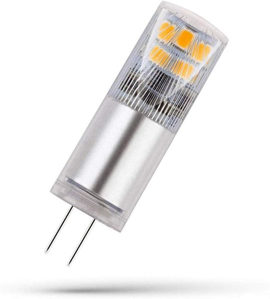 Spectrum LED-Leuchtmittel LED G4 2,5W = 27W klar 270lm 12V Premium 270° Warmweiß 3000K, G4, Warmweiß