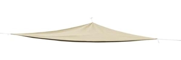 Sonnensegel Dreieck 3,6 x 3,6 x 3,6 m Polyester versch. Farben Sonnenschutz Terrasse Beige