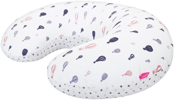 Motherhood Stillkissen Basic, abnehmbarer Bezug, ergonomisch geformt, 100% Baumwolle, Stillkissen klein, Stilkissen Baby Bild 1