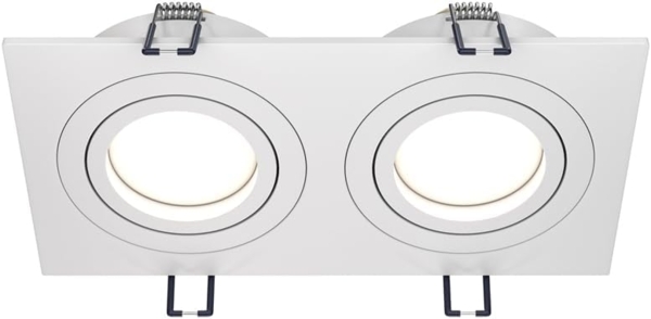 Maytoni Atom Doppel Einbauleuchte eckig