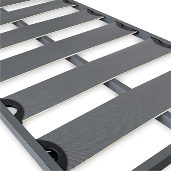 Homey Verstärkter Lattenrost mit Breiten Lamellen, geräuschhemmend, Struktur 40x30 mm, mit Schraubfüßen, stark und robust, 105x190 cm Bild 6