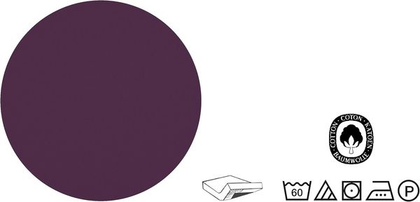 Castell Jersey-Stretch-Spannbetttuch, Violett, 1x 90x190 cm - 100x200 cm, 90x200 cm Bild 5