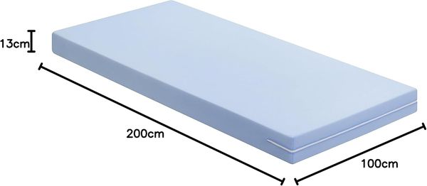 sleepling 190118 Komfortschaum Matratze Basic 20 | Made in EU | Waschbar 40 Grad | Ökotex 100 | Härtegrad 2 | 100x200 cm Bild 3