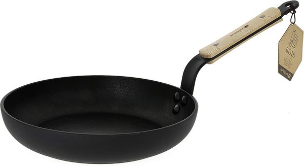 de Buyer 8780.24 Rund Allzwecktopf Schwarz Aluminium Edelstahl Keramik Gas Halogen Induktion Versiegelte Platte Frankreich Bild 3