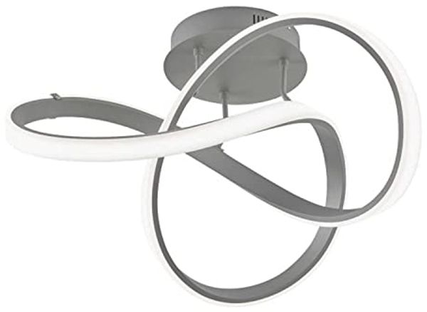 LED Deckenleuchte, anthrazit, dimmbar, L 59 cm