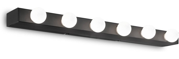 Ideal Lux Wandleuchte Prive Ap6 Schwarz