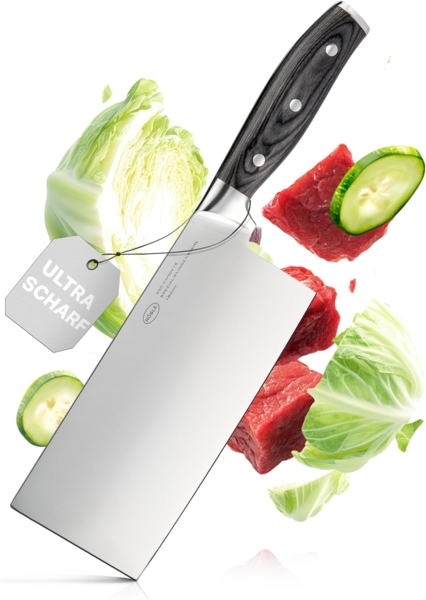 RÖSLE Kochmesser WOLFGREY Chinesisches Kochmesser 18cm