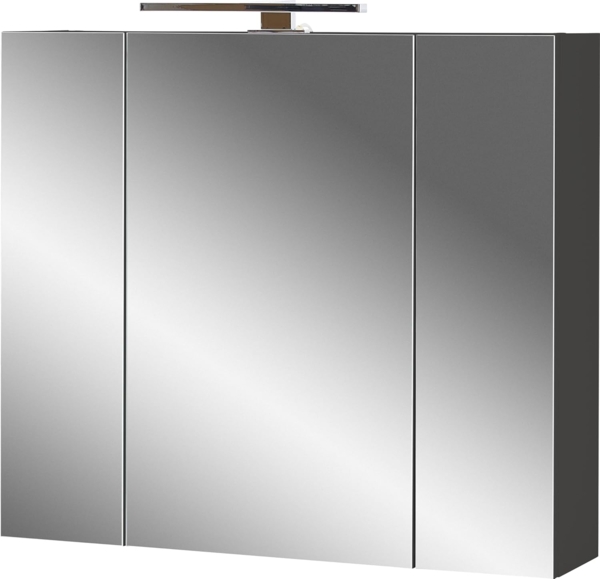 Germania 2-TLG. Bad-Set 9919-547 GW-Arcena, in Graphit, mit Metallfüßen, 76 x 200 x 34 cm (BxHxT) Bild 3