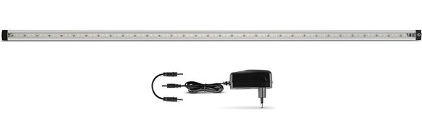 REV TS Unterbauleuchte Küche LED, LED Unterbauleuchte mit Sensor, 30. 000h, 10W, 900lm, 1000 x 25 x 10 mm, silber