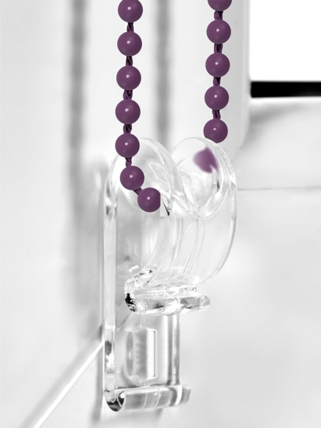 Doppelrollo Klemmfix ohne Bohren 80x100 cm Lila Duo Rollo Klemmrollo Sonnenschutzrollo Fensterrollo für Fenster & Türen Zebrarollo Seitenzugrollo Bild 5