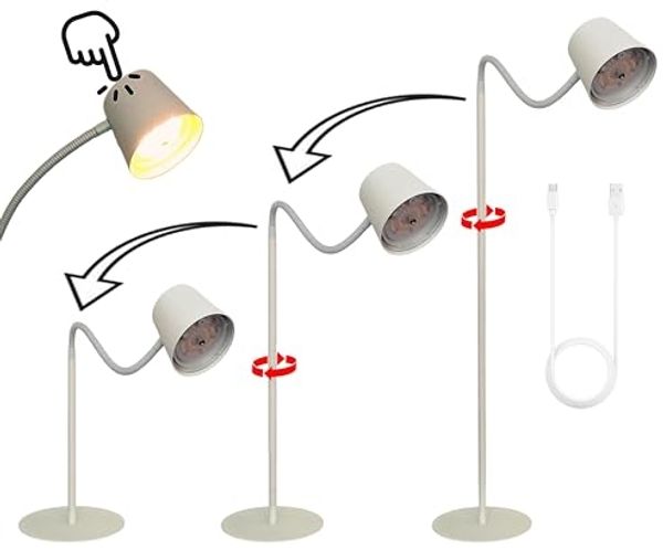 TRANGO LED Stehlampe, 1502W Weiß matt – Kabellos & wiederaufladbar – 6W 2700K warmweiß – Stufenlos dimmbar per Touch – IP44 – Akku Standlampe für Innen & Außen – Höhe 125 cm – USB-C Ladekabel 150cm