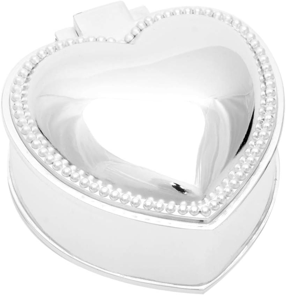 Brillibrum Schmucketui Schmuckschatulle Perlen Herz Schmucketui versilbert Herzdose