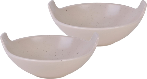 CreaTable, Serie Streat Food, Geschirrset, Streat Balti Dish - 2 teilig Creme