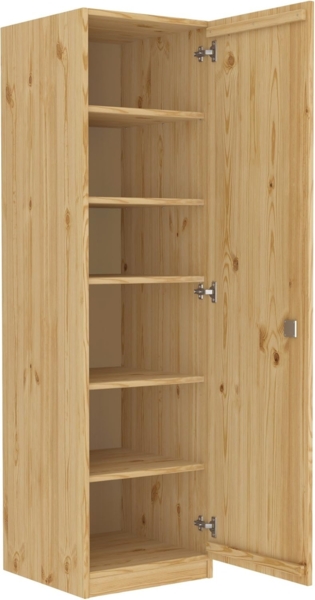 Büroschrank, Badschrank, Garderobenschrank, Spind mit vielen Fächern Kiefer mass. 90.60-45