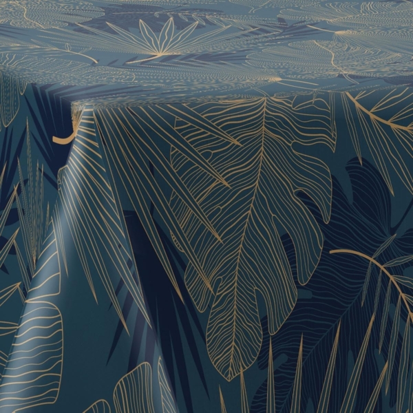 Le linge de Jules Tischdecke, schmutzabweisend, Olinda, blau, rechteckig, 150x240 cm Bild 2