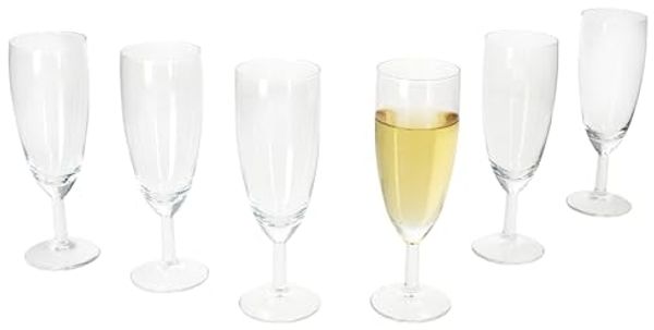 MamboCat Sektglas 6er Set Royal Sektgläser 140ml Champagner-Glas klare Prosecco Party, Glas