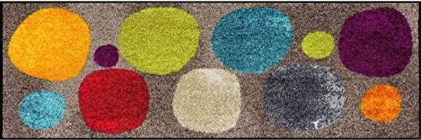 Salonloewe Fußmatte Fußmatte "Broken Dots", eckig, Höhe: 7 mm, gemustert