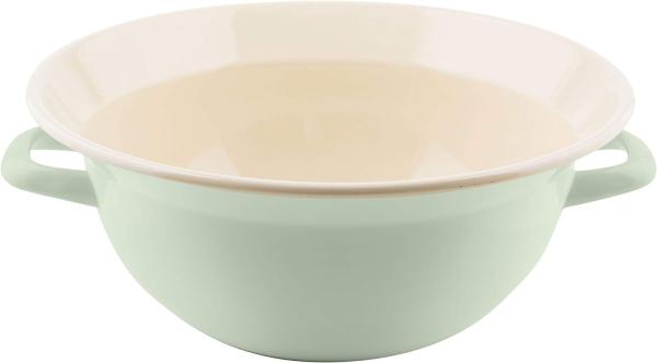 Riess Rührschüssel Classic Pastell, Emaille, Weitling 26 cm / 3,5 L nilgrün - Emaille