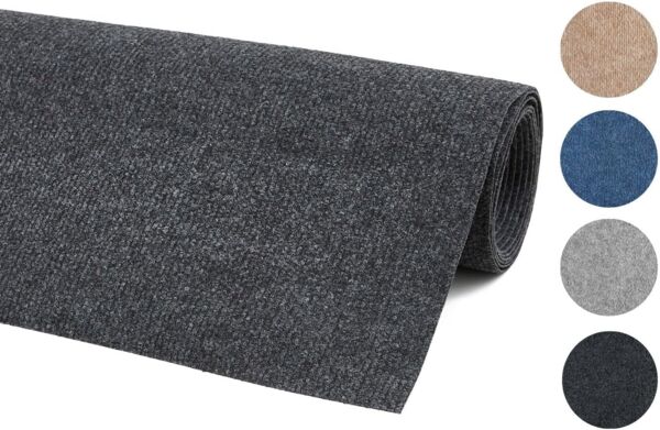 Andiamo Teppichboden Nadelfilz Milo, rechteckig, Höhe: 2,5 mm, Uni Farben, Breite 100 cm oder 200 cm, strapazierfähig, Wohnzimmer