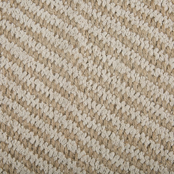 Teppich beige 50x80 cm Streifenmuster Kurzflor zweiseitig ALADAG Bild 6