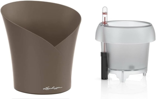 LECHUZA 'ORCHIDEA ALL-IN-ONE' Planter, Durchmesser 18 cm, Taupe 446114 Bild 5