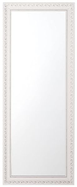 Wandspiegel weiß / silber rechteckig 50x130 cm MAULEON