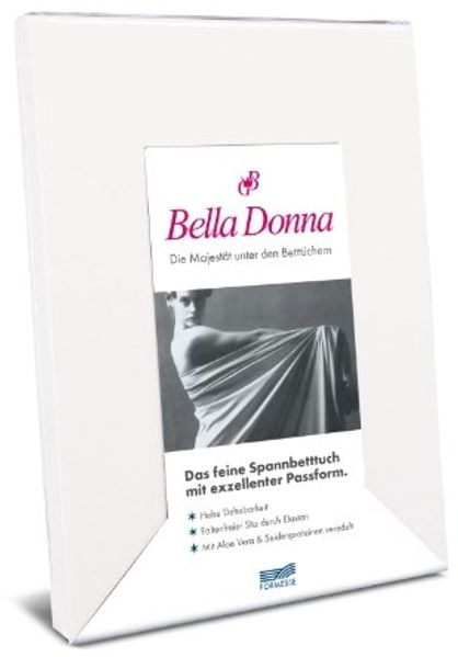 Formesse Bella-Donna Jersey Spannbettlaken|120x200 - 130x220 cm| weissFormesse Bella-Donna Jersey Spannbettlaken