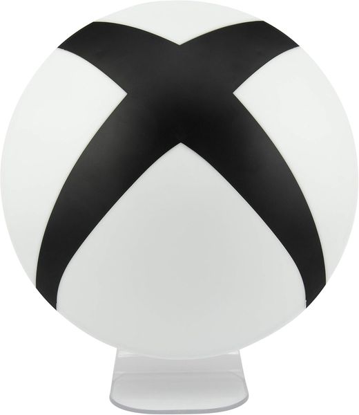 Microsoft XBox 3D Lampe Logo schwarz/weiß, rund, USB- oder batteriebetrieben.