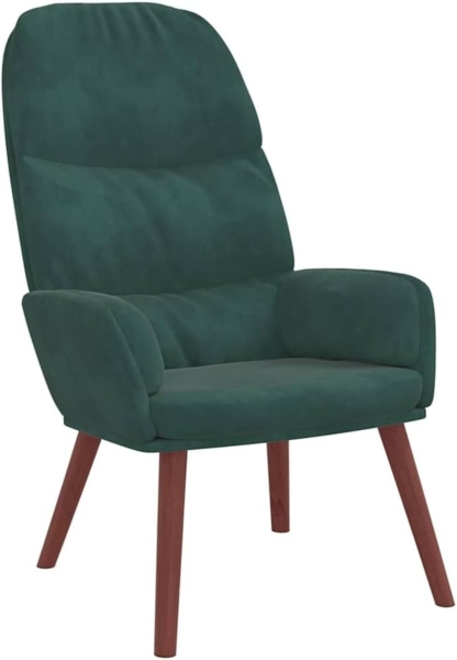 vidaXL Relaxsessel Dunkelgrün Samt 4102612