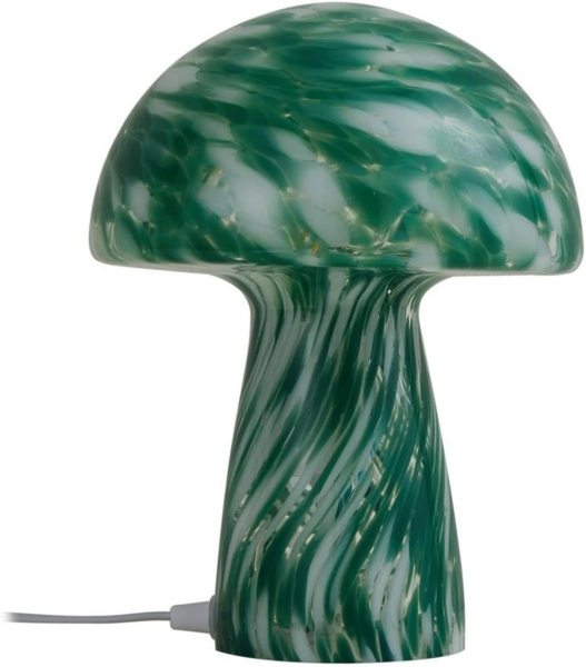 Lindby Tischleuchte Hubi, Glas Grün IP20, 1 x 15 W LED