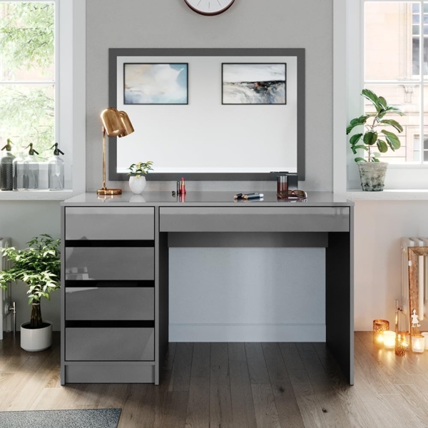 Schminktisch Sherry Grau 120 cm ohne Spiegel Vicco Bild 5