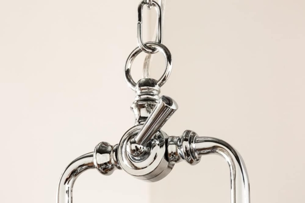 riess-ambiente Hängeleuchte INDUSTRIAL 45cm silber, ohne Leuchtmittel, Wohnzimmer · Metall · Esszimmer · Industrial Bild 7