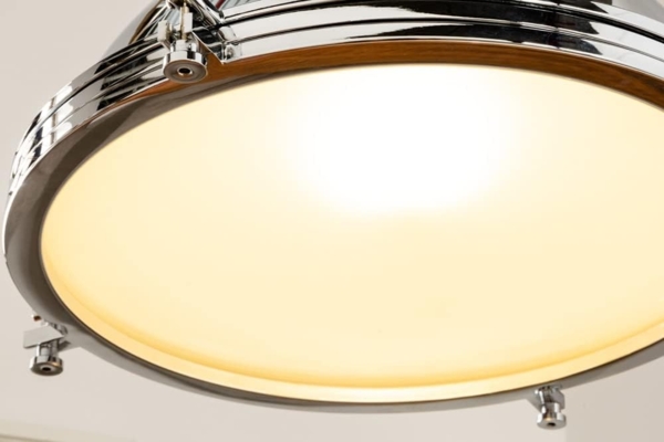 riess-ambiente Hängeleuchte INDUSTRIAL 45cm silber, ohne Leuchtmittel, Wohnzimmer · Metall · Esszimmer · Industrial Bild 8