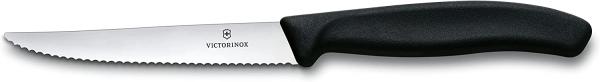 VICTORINOX Steakmesser Swiss Classic spitze Spitze schwarz 109758