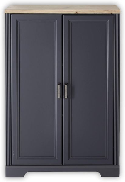 Aktenschrank 11 JASMIN in graphit grau Akzente Artisan Eiche