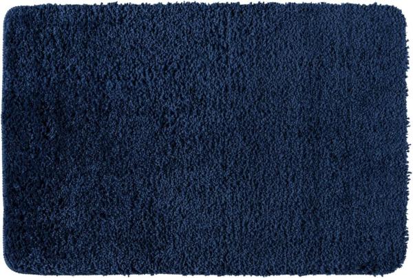 WENKO Badteppich Belize Marine Blue 60x90 cm, Mikrofaser